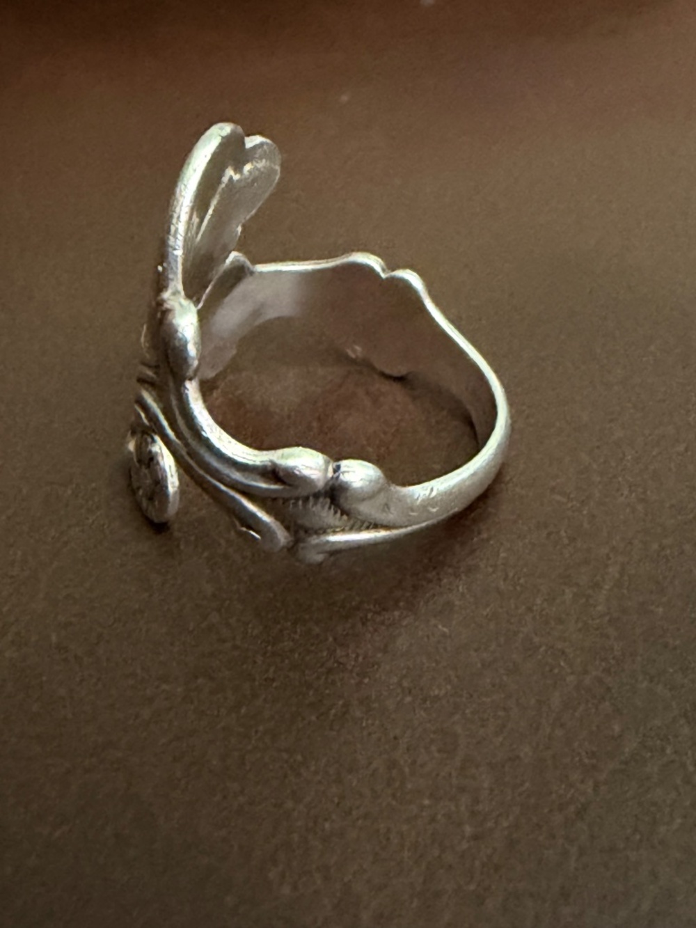 Vintage Sterling Avon Adjustable wrap around ring - Picture 8 of 8